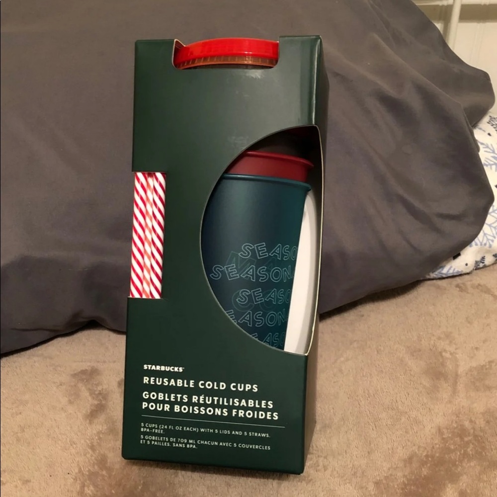 Starbucks reusable Christmas cups